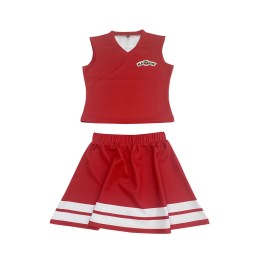 設計白色撞色紅色啦啦隊服    訂製銷售工作人員服    black&white 黑白 荷蘭乳牛公司    啦啦隊服裝    啦啦隊供應商    CH221   設計白色撞色紅色啦啦隊服    訂製銷售工作人員服    black&white 黑白 荷蘭乳牛公司    啦啦隊服裝    啦啦隊供應商    CH221